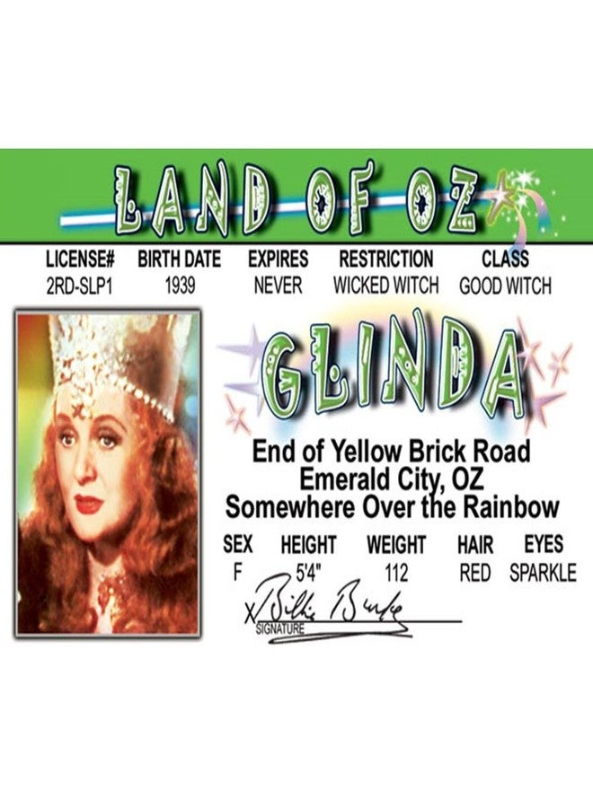 Signs 4 Fun Parody ID | Glinda Driver’s License | Fake ID Novelty Card | Collectible Trading Card Driver’s License | Novelty Gift for Holidays | Made in The USA